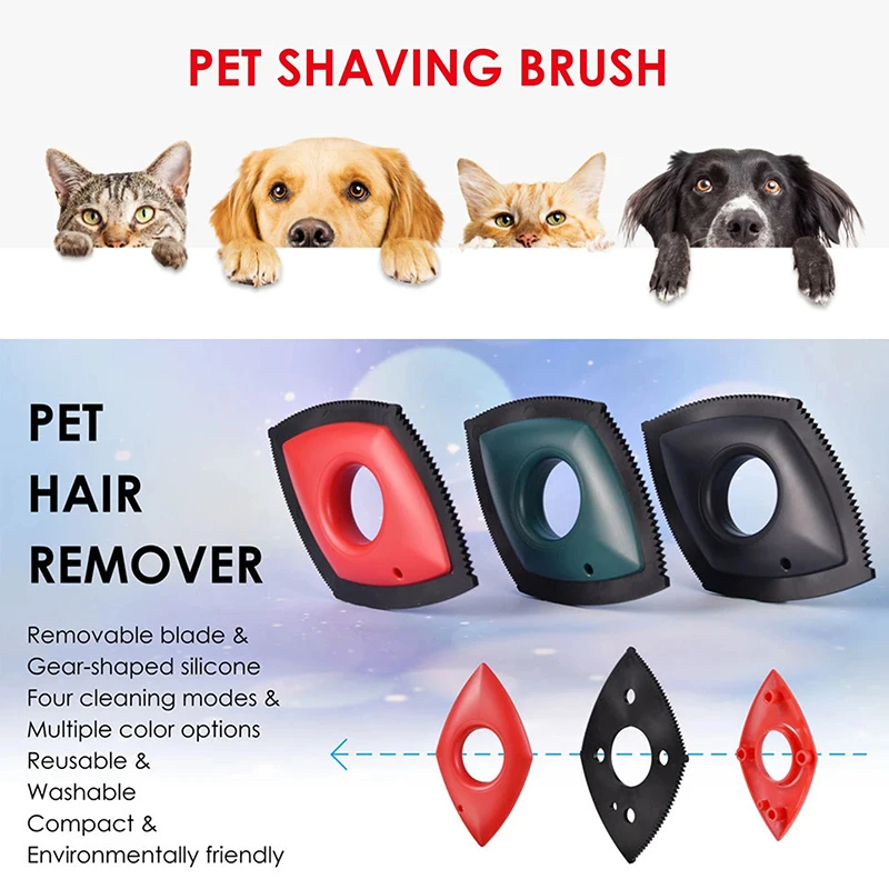 4 Modes Pet Hair Remover Comb  - Seat Cleaner Fabric ulasan dan harga
