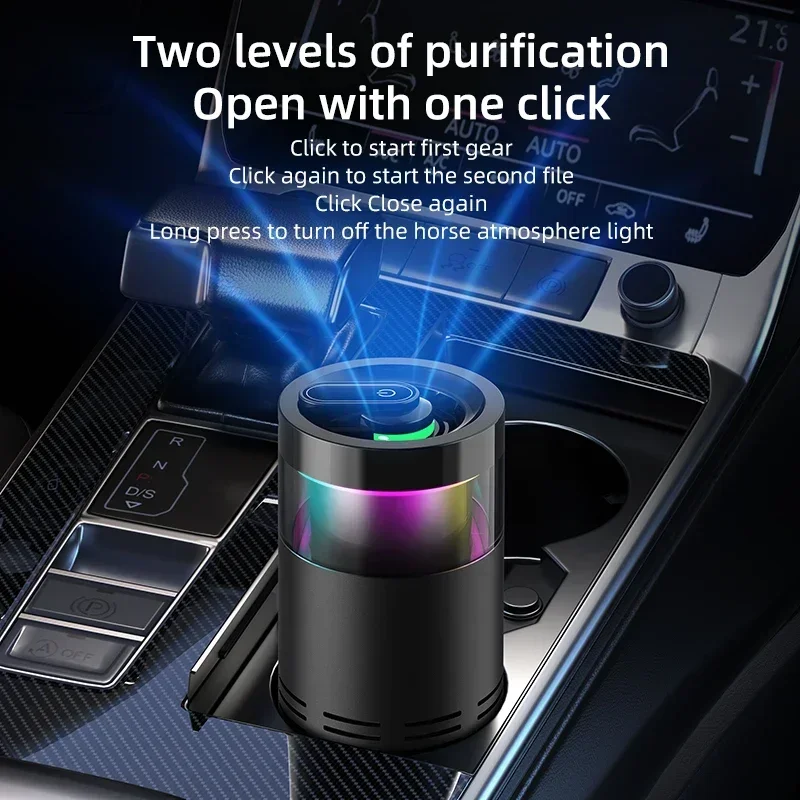 Mini Air Purifier with Aromath - Odor Eliminator Car ulasan dan harga