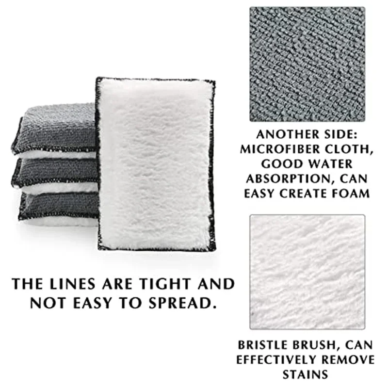 10Pcs Soft Double-Side Microfi - Leather Cleaner Interior ulasan dan harga
