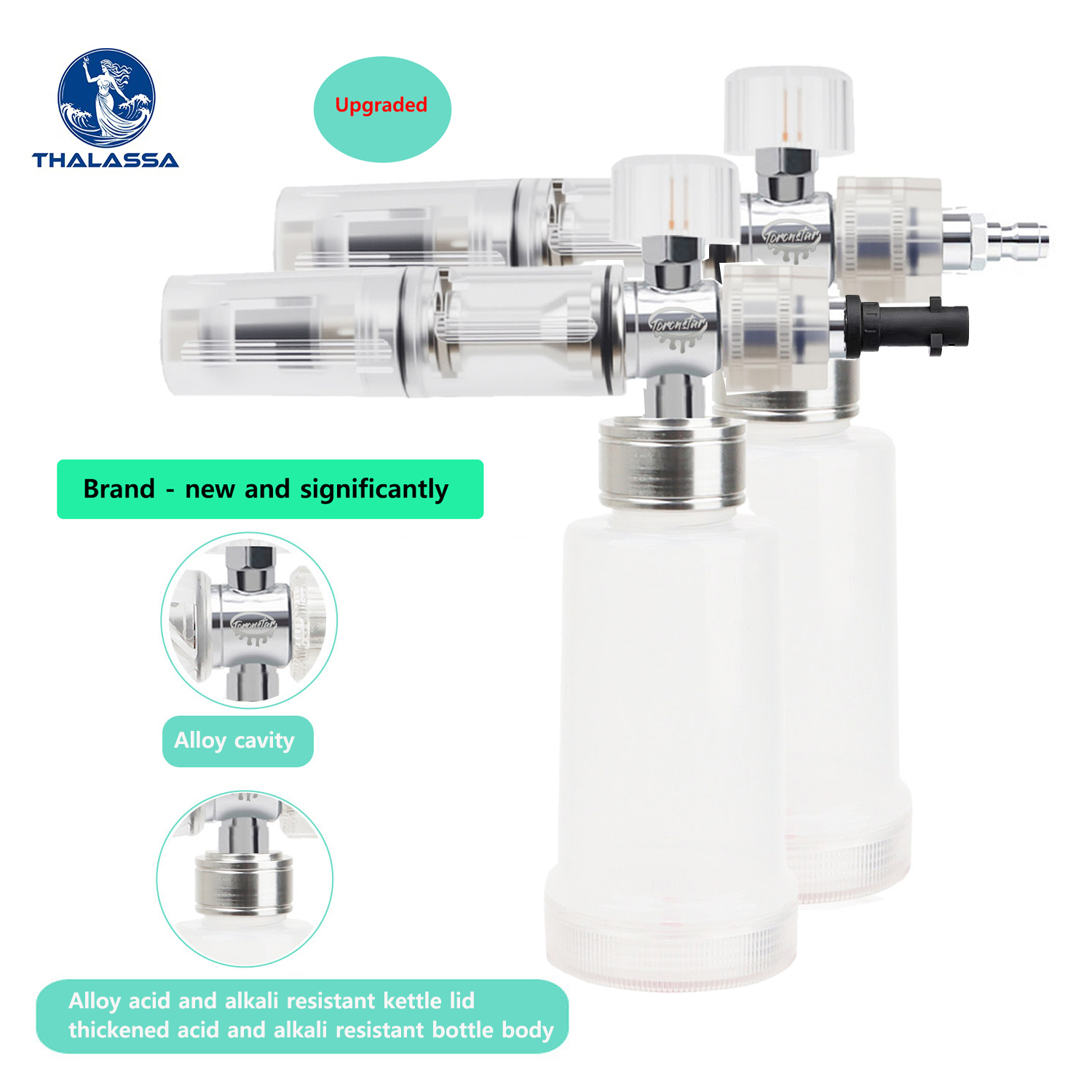 Foam Spray Gun Adjustable 100m - Foam Cannon Car Wash ulasan dan harga