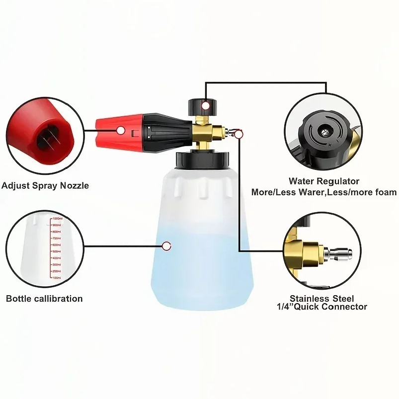 High Pressure PA Foam Cannon   - Foam Cannon Car Wash ulasan dan harga