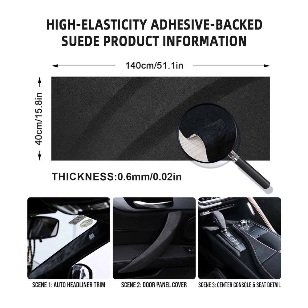40×140cm High Stretch Peel And - Leather Cleaner Interior ulasan dan harga