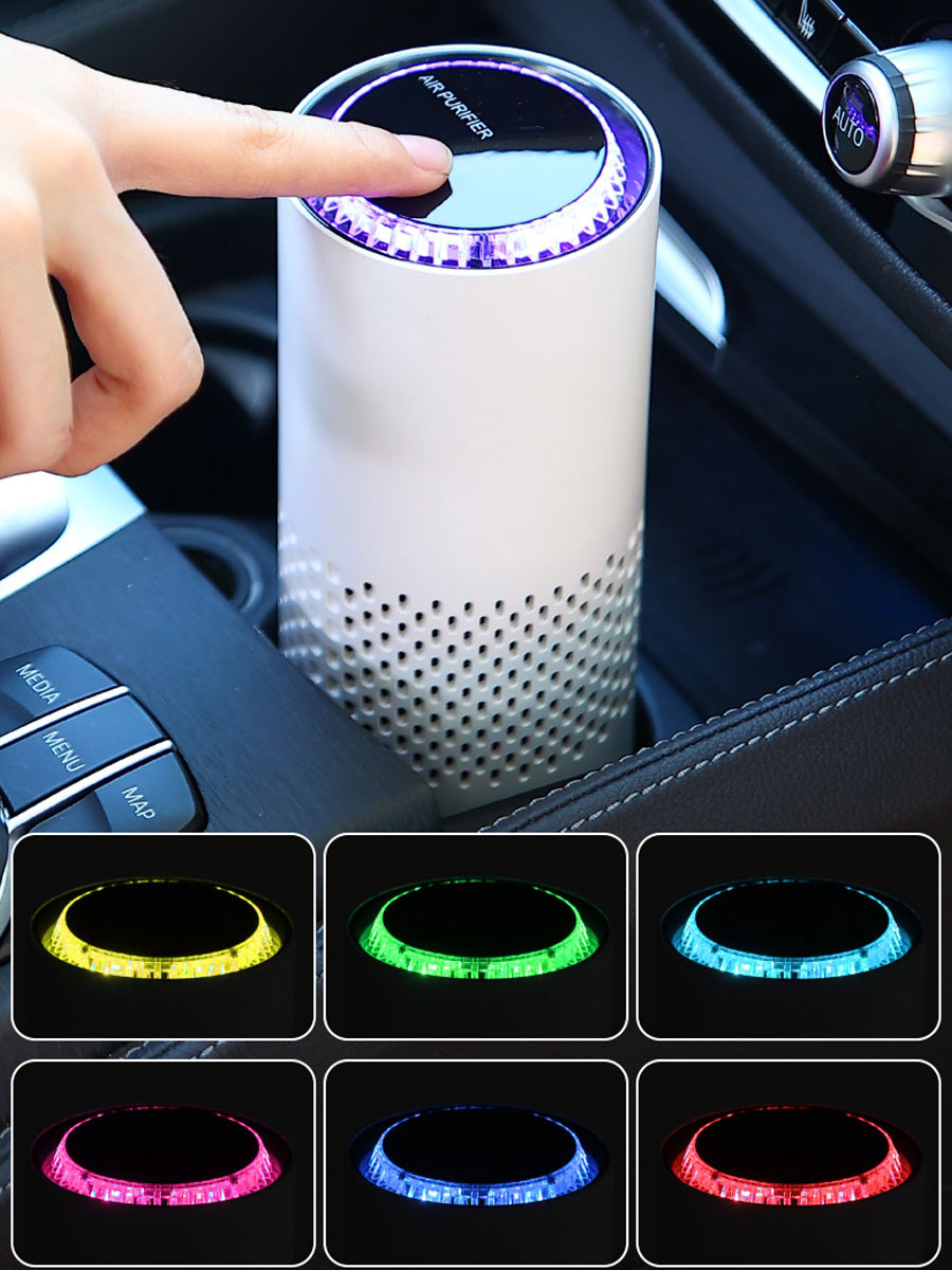 USB Air Purifier HEPA Filter N - Odor Eliminator Car ulasan dan harga