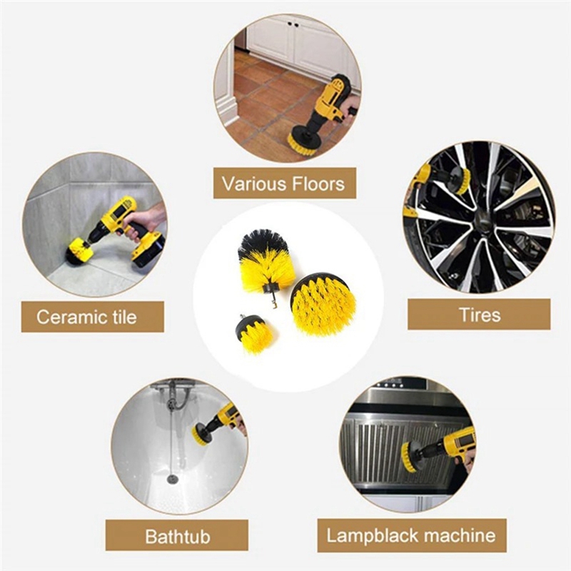 15pcs Electric Floor Scrubber  - Car Cleaning Brush ulasan dan harga